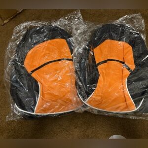 Orange and Black Backpacks-set of 2